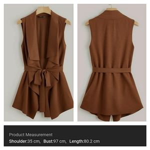 🆕️ Belted Waterfall Vest